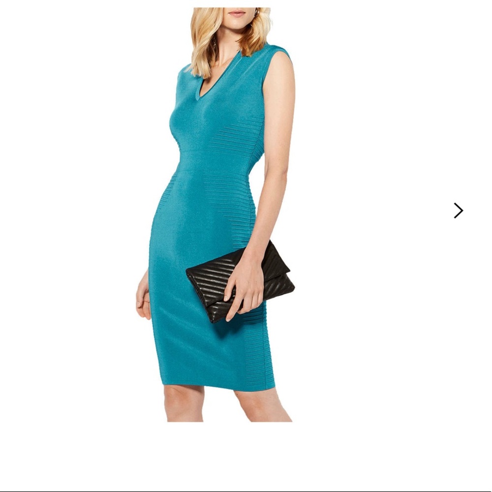 Karen Millen blue bodycon dress